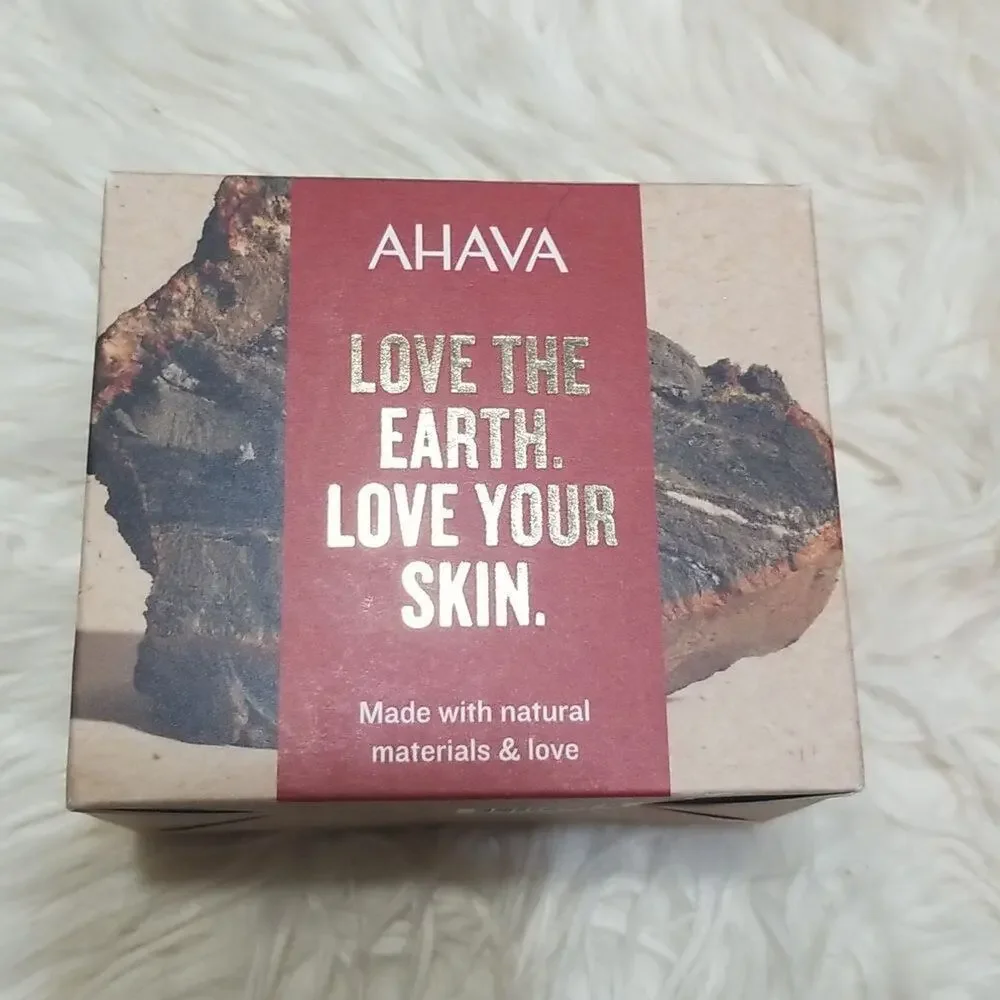 NEW! AHAVA - Love The Earth Love Your Skin 3 Piece Set Mud Mask Moisturizer